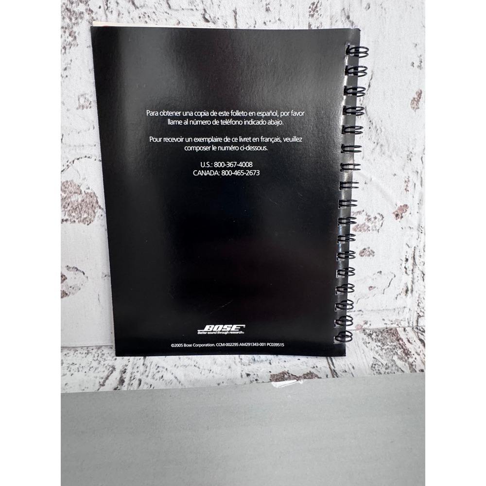 Bose RC38T1-27 Remote Control with Lifestyle 38 48 Manuals and uMusic Guide - Picture 9 of 12